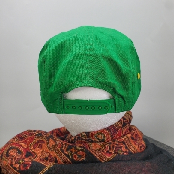 Subway Work Employee Staff Snap Back Hat  Green Yellow - Picture 7 of 9